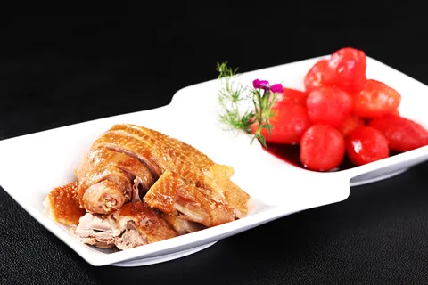 L01774自制烧鸡拼红酒圣女果 (3)