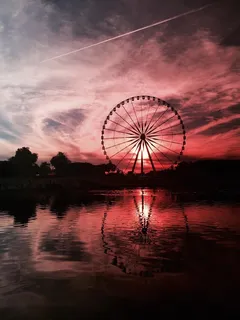 浪漫摩天轮摄影 浪漫摩天轮摄影