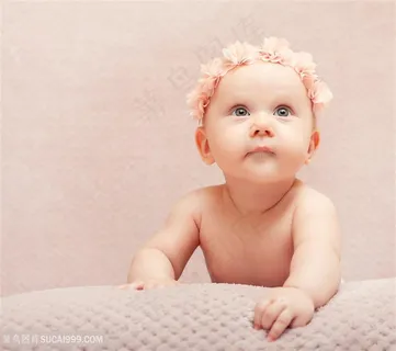 可爱的婴儿宝宝写真高清图片