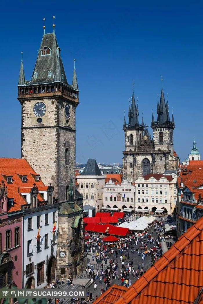 捷克布拉格的提恩教堂图片