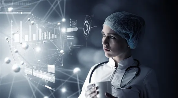 原子运动轨迹创意高清图片