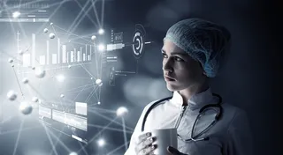 原子运动轨迹创意高清图片