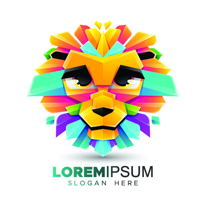 手绘动物标志LOGO素材