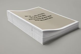 简约画册样机展示效果