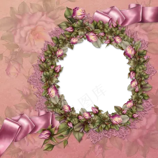 花朵相框素材图片下载