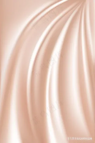 米黄色渐变丝滑布料背景