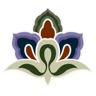 复古中国风国潮敦煌花纹花草插画手绘装饰小元素PSD素材