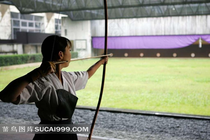 弓道射箭图片