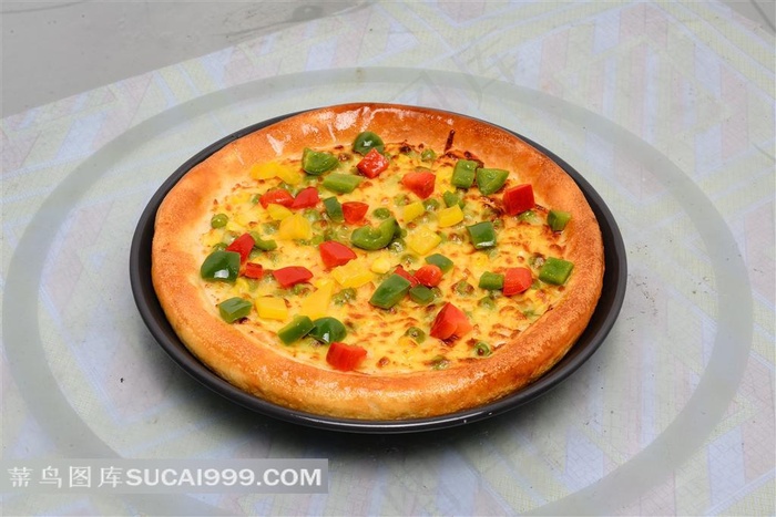 美味圆盘水果披萨