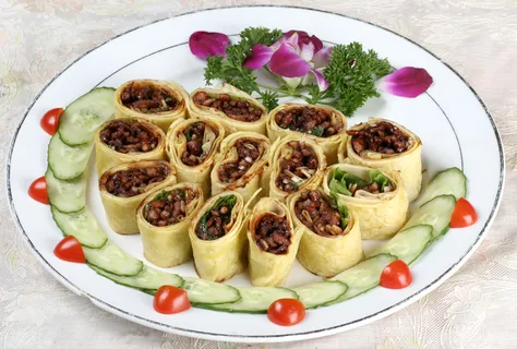 06  酱爆鸭丝卷-桃花园