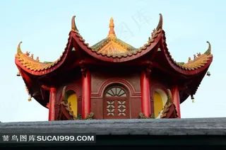 智光寺钟楼摄影图片