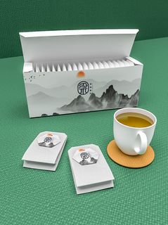 国风高档茶叶包装盒袋罐瓶LOGO标贴展示VI智能贴图样机PSD素材