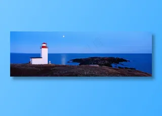 海边的灯塔美景风景图片