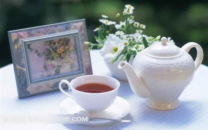 静物茶具风光风景图片