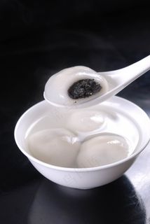 高清芝麻汤圆图片下载