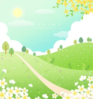 春天插画