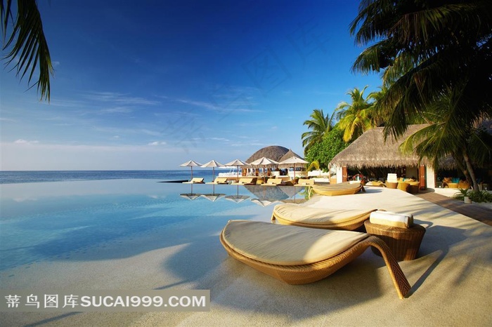 唯美海滩海景风光图片