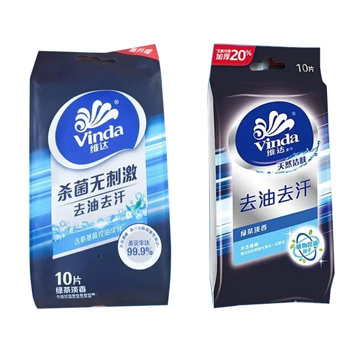 维达 VW1015天然洁肤湿巾 10片超市商品白底图免抠实物摄影png格式图片透明底