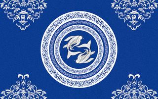 中国风古风国潮祥云旭日背景