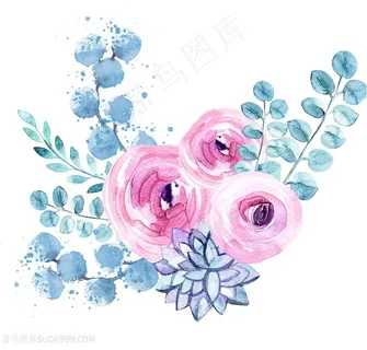 水彩花卉图片 水彩花卉图片