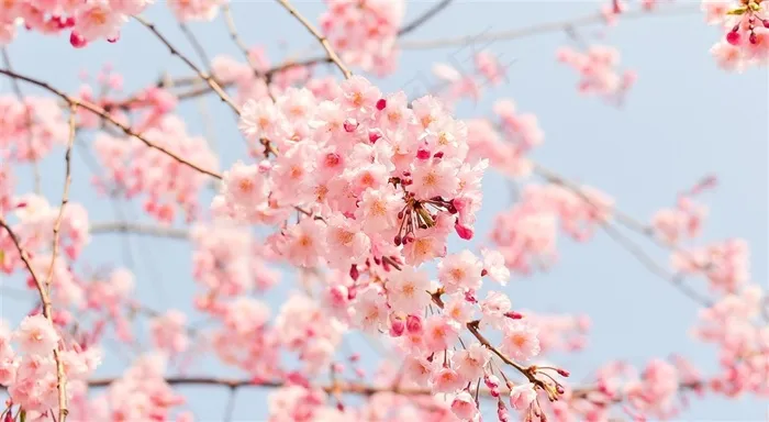 粉红色樱花壁纸
