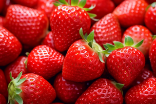 草莓水果摄影图