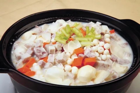 川菜湘菜高清菜谱 香芋茨实煲 川菜湘菜高清菜谱 香芋茨实煲