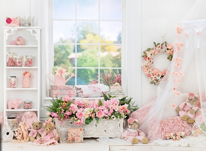 儿童照相拼接背景