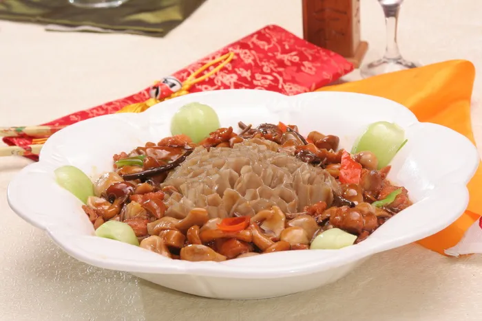 珍菌滑鸡烩莜面28元 (2)