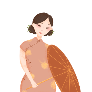 传统旗袍美女 (76)