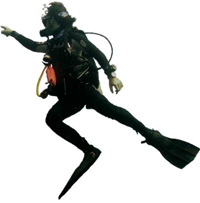 潜水员 PNG免抠(400x405)