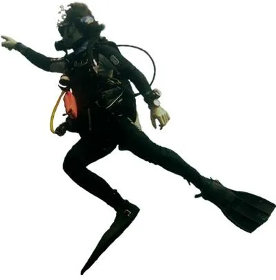 潜水员 PNG免抠(400x405)
