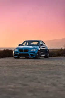 黄昏宝马汽车图片 黄昏宝马汽车图片