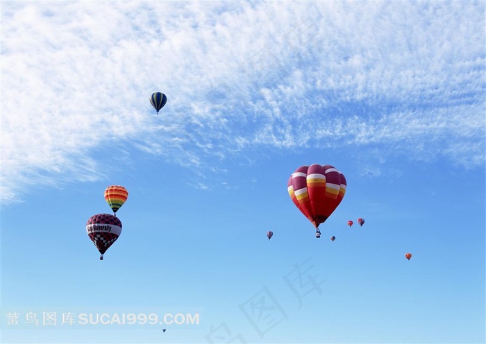 彩色氢气球图片