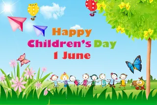 六一儿童节背景素材
