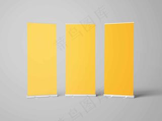 易拉宝样机 易拉宝效果图