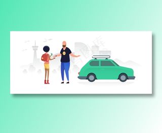 户外出行免抠图