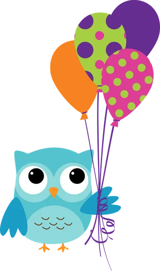 猫头鹰与气球