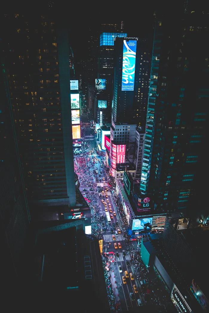 高清唯美城市夜景高楼大厦