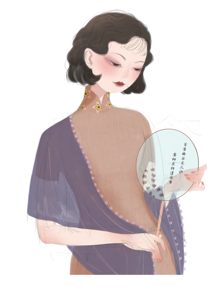传统旗袍美女 (92)