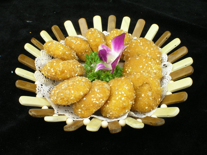 椰茸南瓜饼