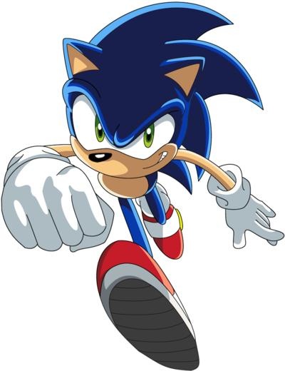 刺猬索尼克免抠(400x520)