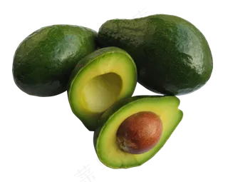 热带水果鳄梨免抠图