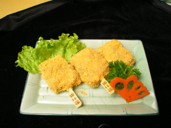  炸牛蒡串 