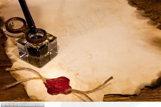 墨汁墨瓶笔复古牛皮纸