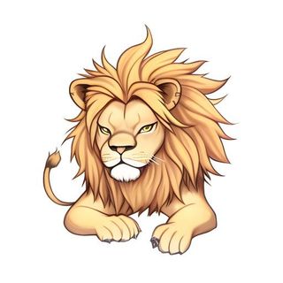 狮子动物免抠