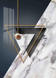 北欧大理石装饰画