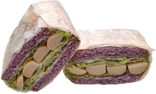 新鲜结球三明治汉堡包生菜免抠实物实拍摄影元素素材