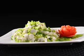 小葱拌豆腐 (1)