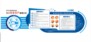 高铁动车文化墙安全生产